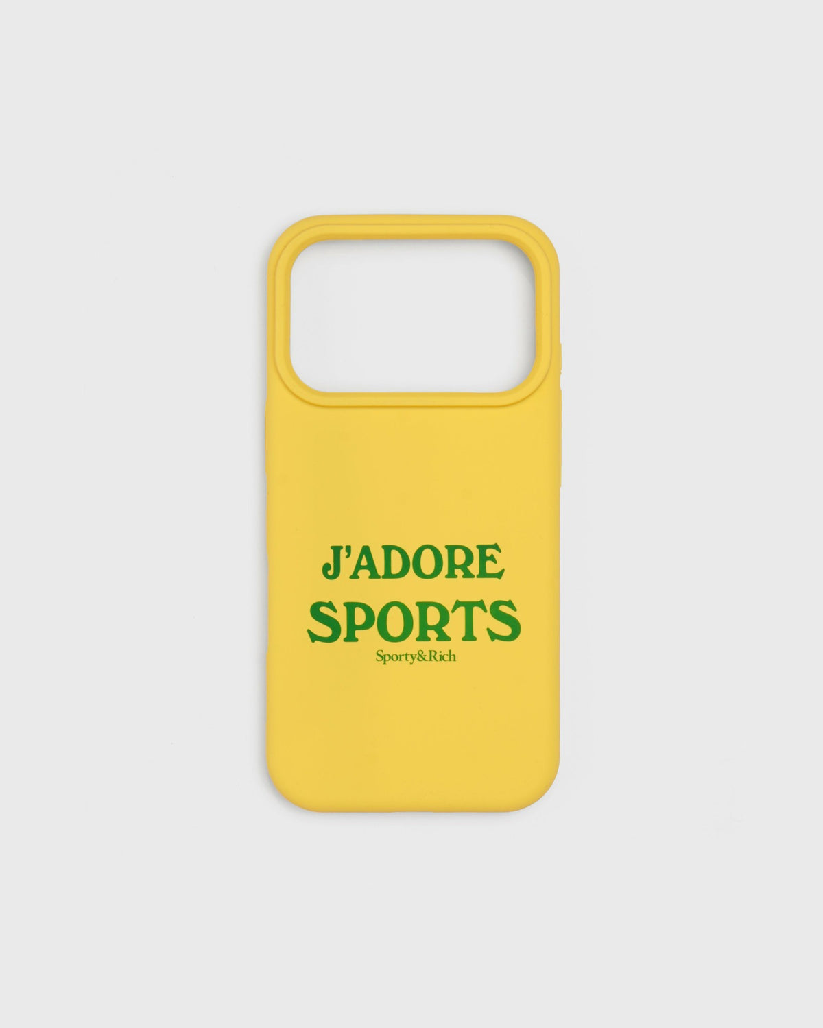 Sporty & Rich J'adore Sports iPhone Case - Yellow/Green
