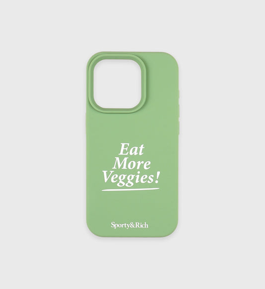Sporty & Rich Eat More Veggies iPhone Case - Grass