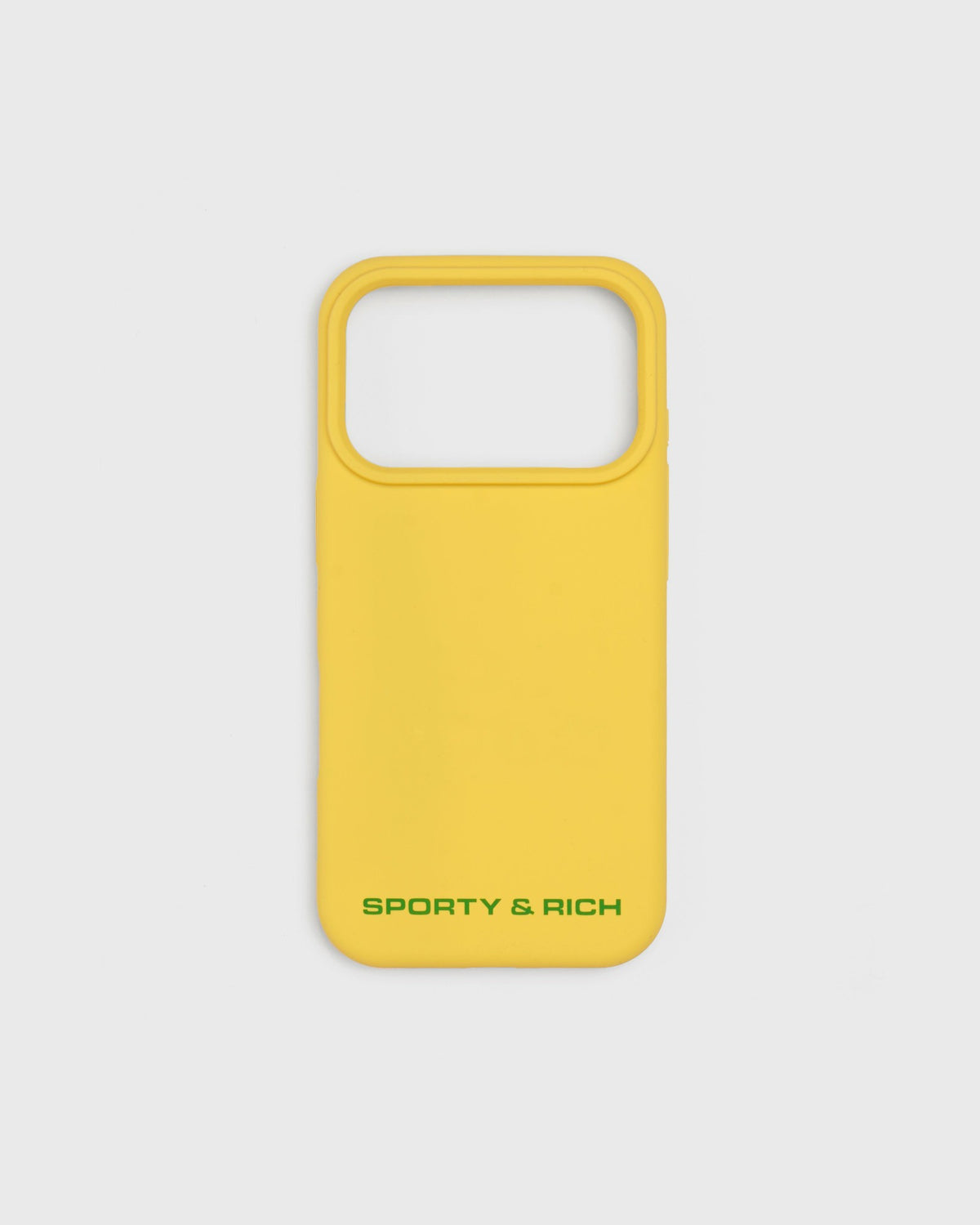 Sporty & Rich Bold Health Logo iPhone Case - Yellow/Green