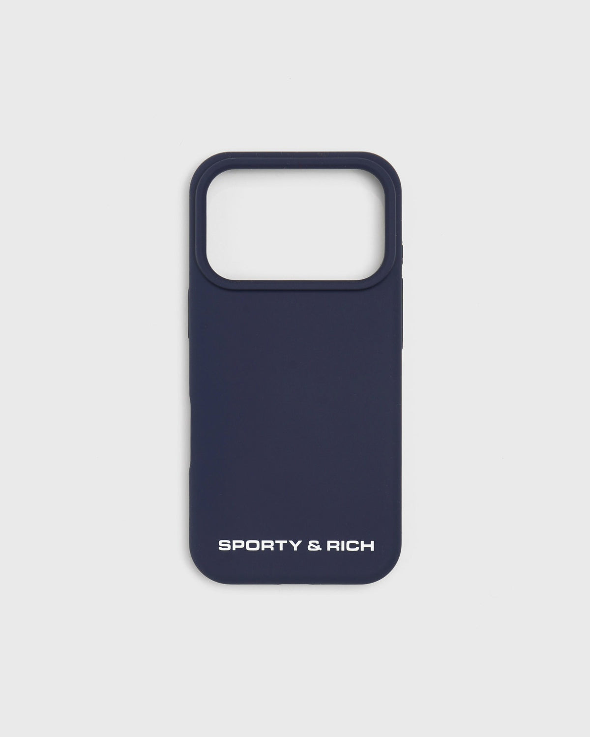 Sporty & Rich Bold Health Logo iPhone Case - Navy/White