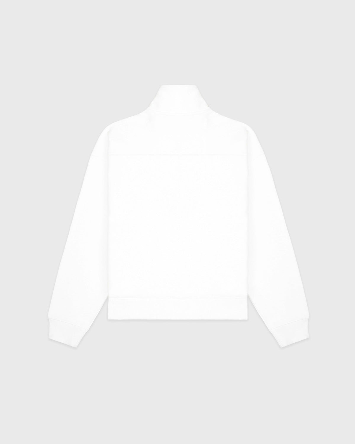 Sporty & Rich NY Crest Embroidered Quarter zip Men - White
