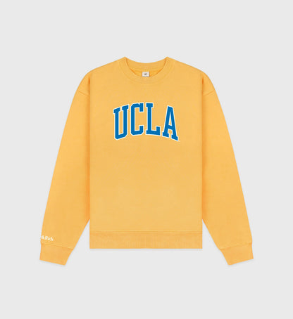 Sporty & Rich UCLA Ivy Crewneck - Gold/Blue