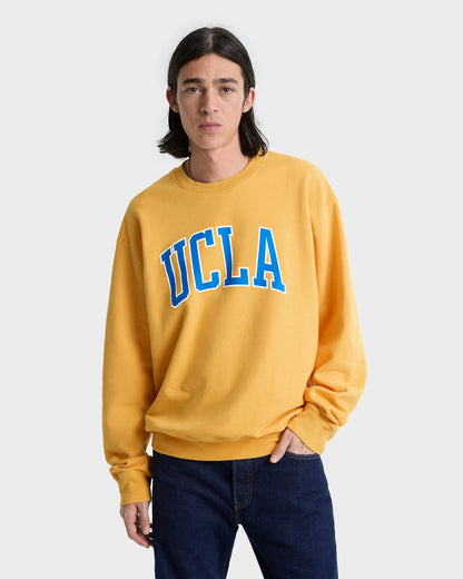 Sporty & Rich UCLA Ivy Crewneck - Gold/Blue