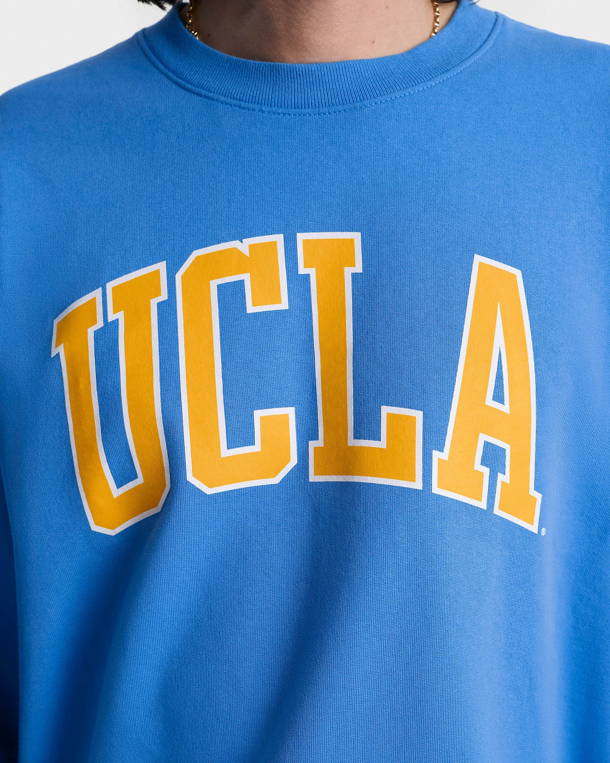 Sporty & Rich UCLA Ivy Crewneck - Blue/Gold