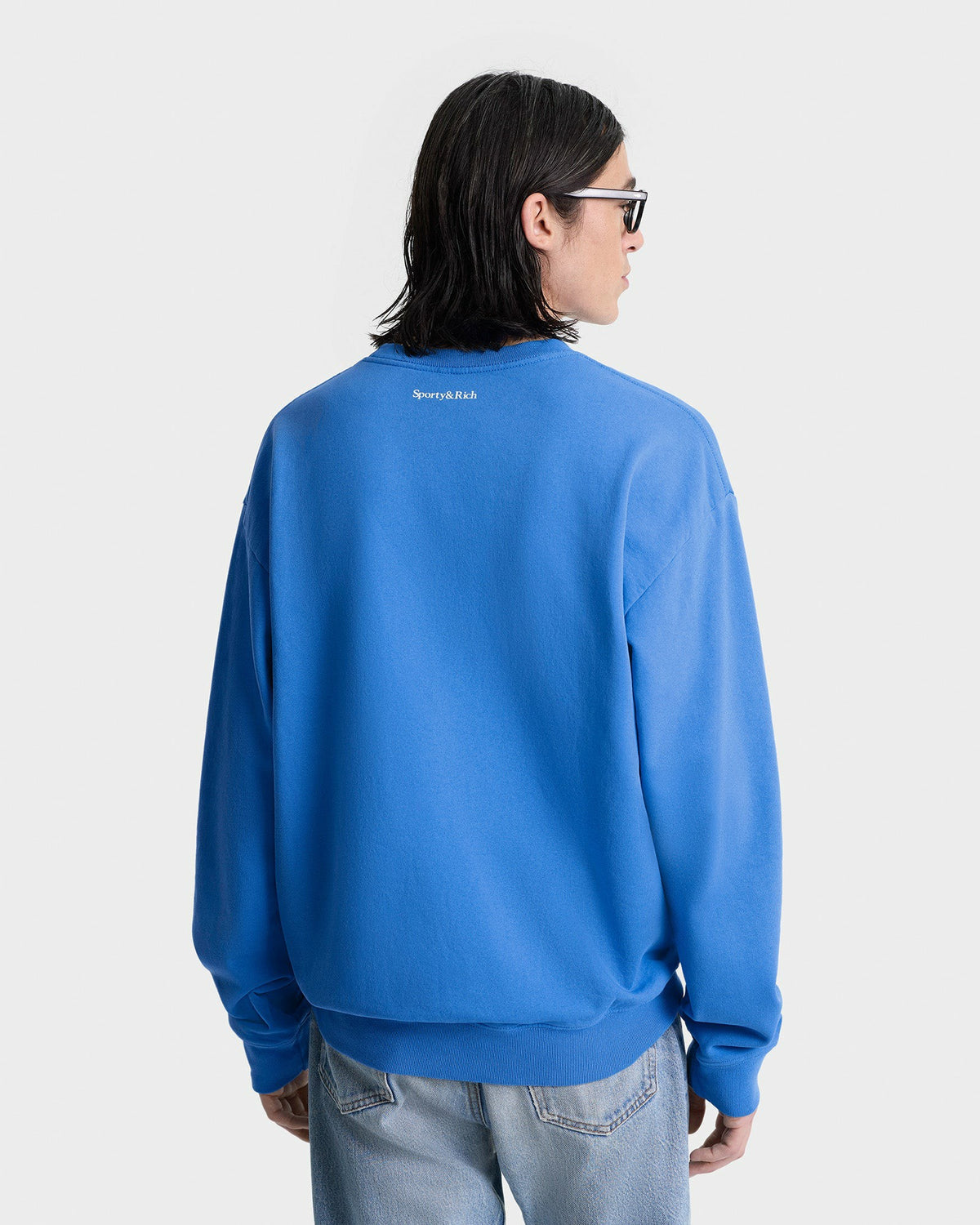 Sporty & Rich UCLA Ivy Crewneck - Blue/Gold