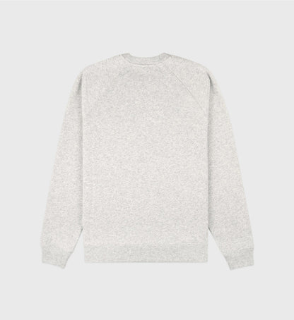 Sporty & Rich California Emblem Soft Crewneck - Heather Gray/Navy
