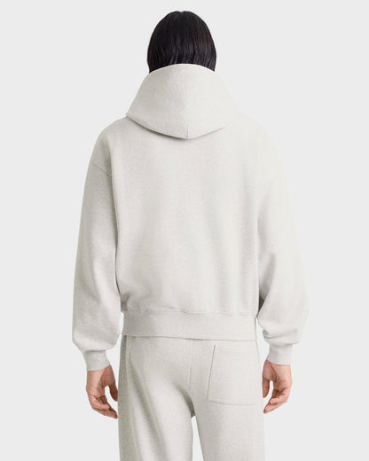 Sporty & Rich S&R Ivy Zip Hoodie - Heather Gray/Navy