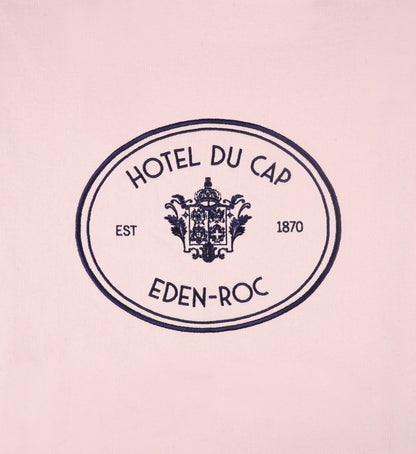 Sporty & Rich Eden Crest Crewneck - Pink Dolphin/Navy