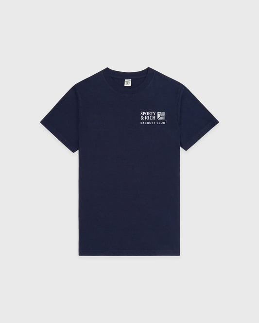 Sporty & Rich Promo T-Shirt - Navy