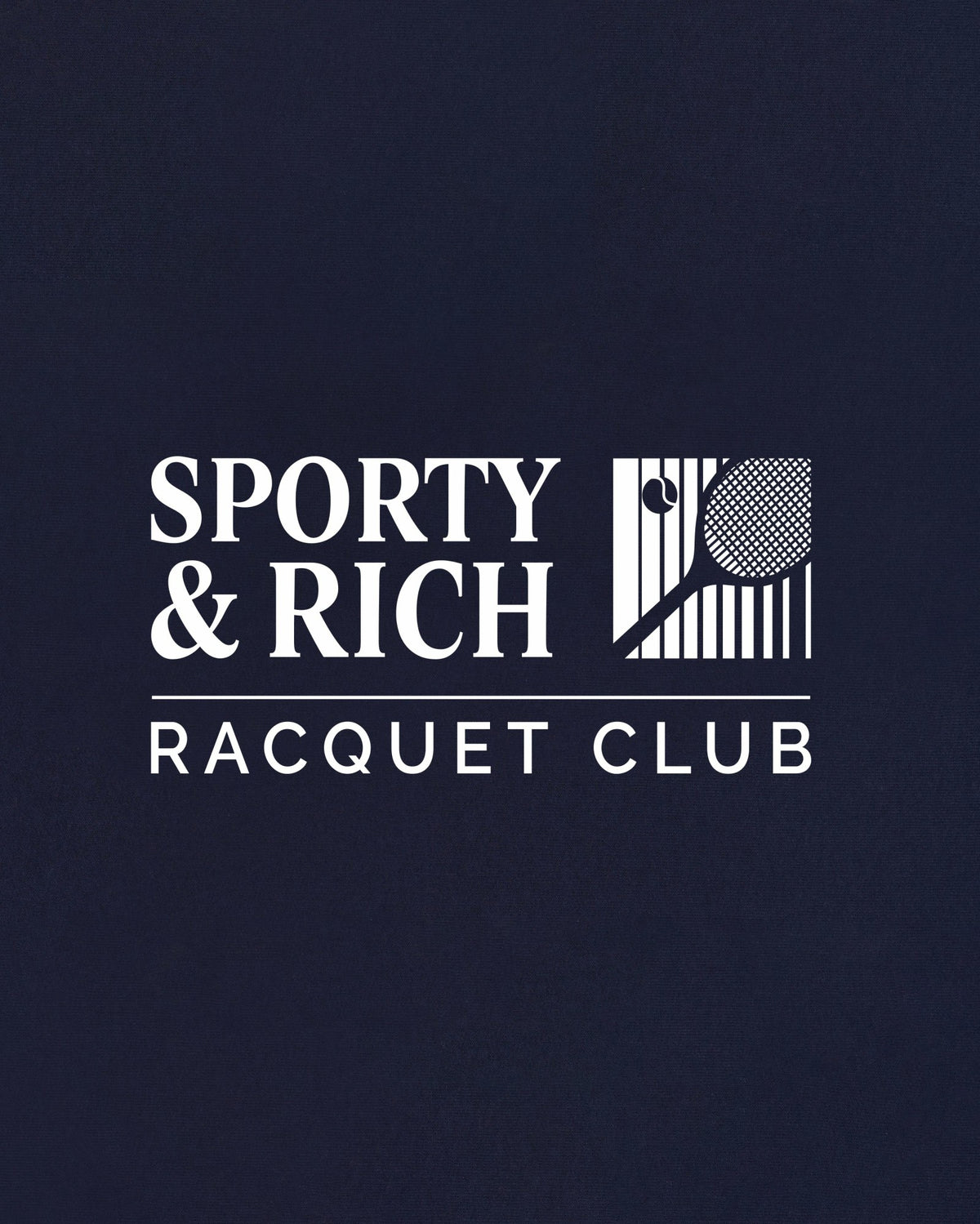 Sporty & Rich Promo T-Shirt - Navy