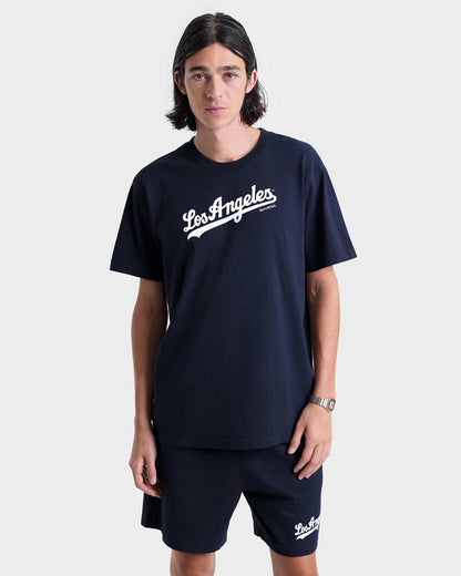 Sporty & Rich Dodgers T-Shirt - Navy/White