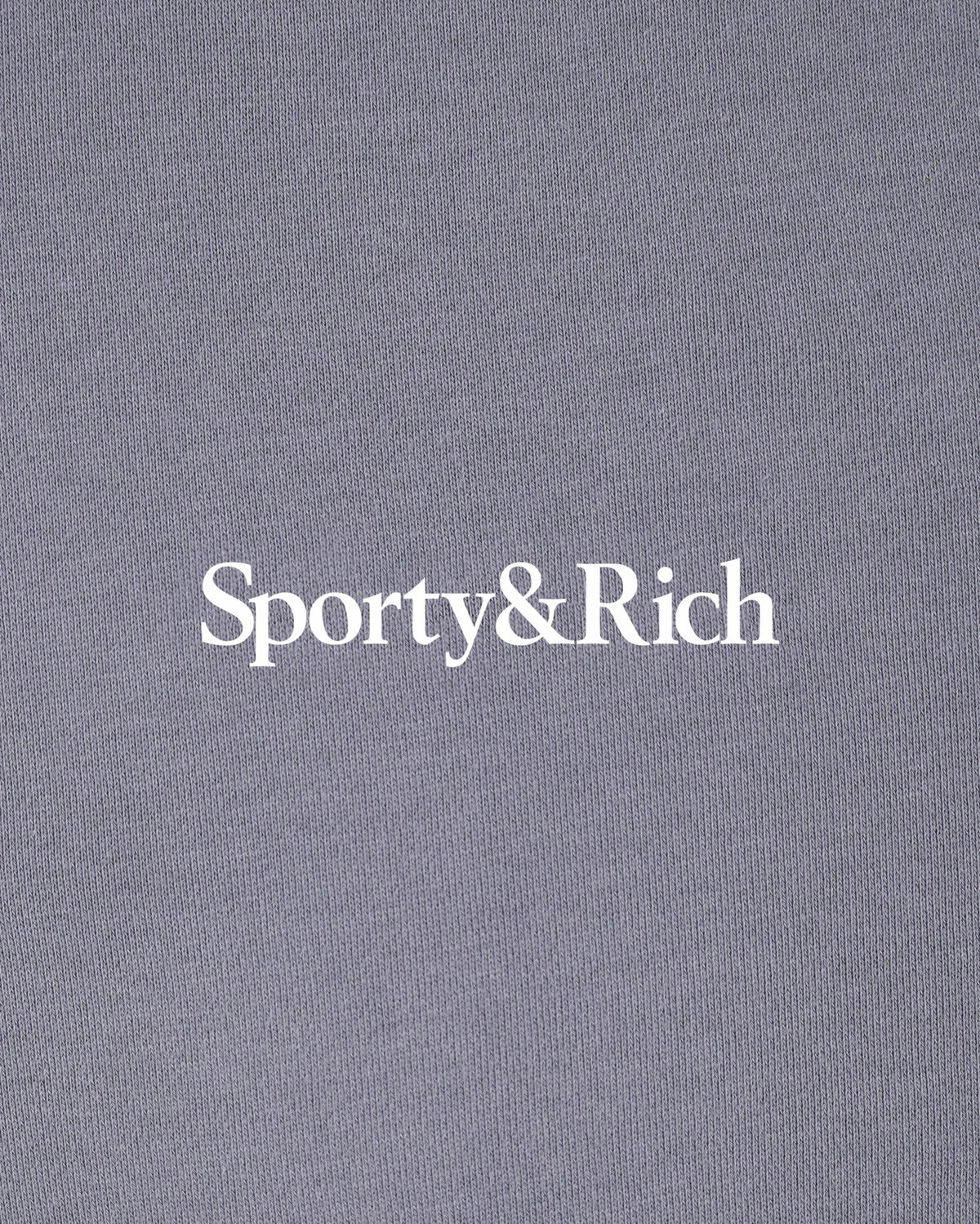 Sporty & Rich Health Is Wealth T-Shirt - Faded Indigo/White