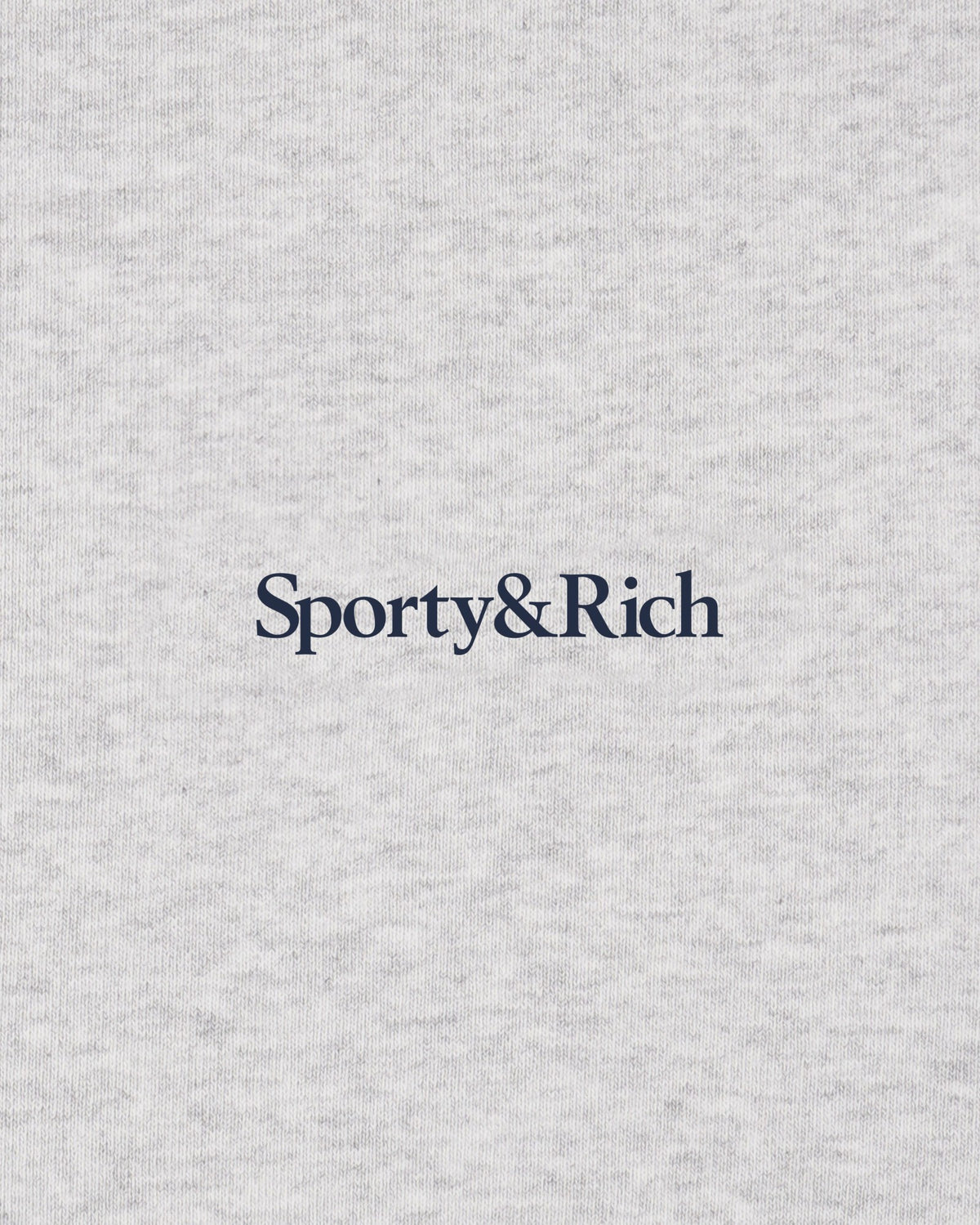 Sporty & Rich Health Is Wealth T-Shirt - Heather Gray/Navy