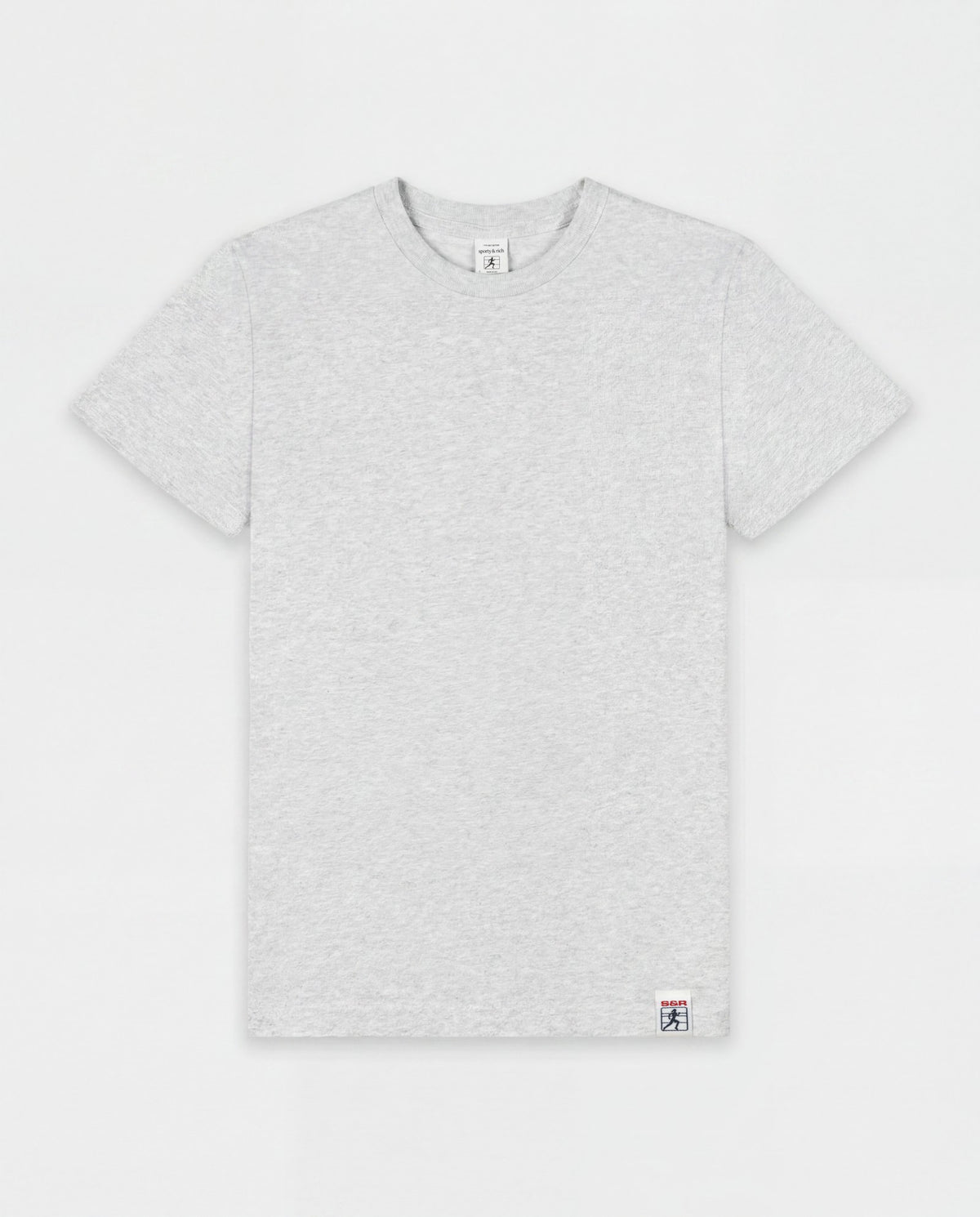Sporty & Rich Bold Runner Essential Tee - Heather Gray