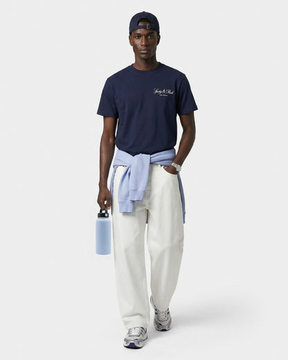 Sporty & Rich Vendome LA T-Shirt - Navy/White