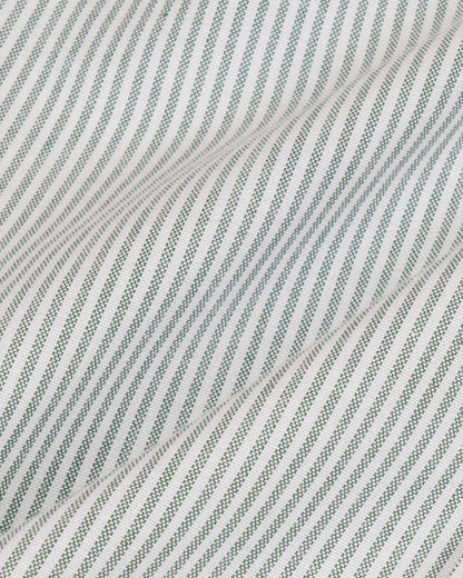 Sporty & Rich SRC Oversized Oxford Shirt Men - Forest striped