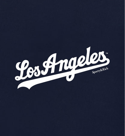 Sporty & Rich Dodgers Gym Short - Navy/White