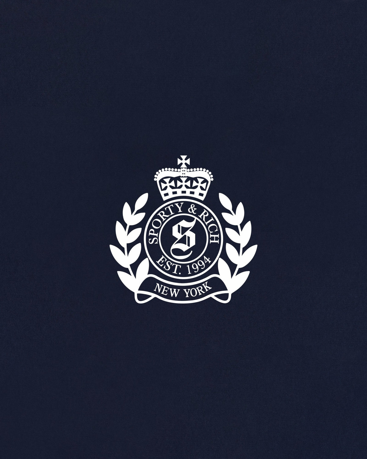 Sporty & Rich NY Crest Gym Short - Dark Navy