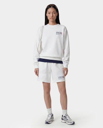 Sporty & Rich Promo Gym Short - White