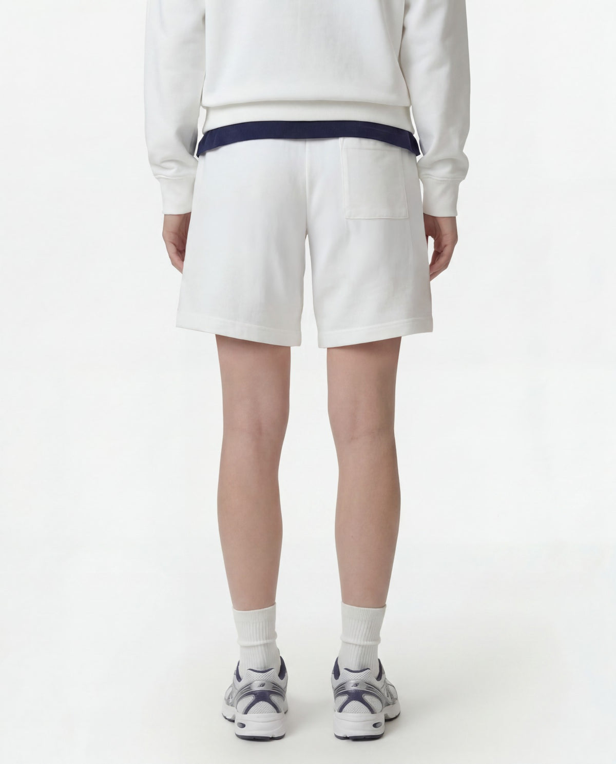 Sporty & Rich Promo Gym Short - White
