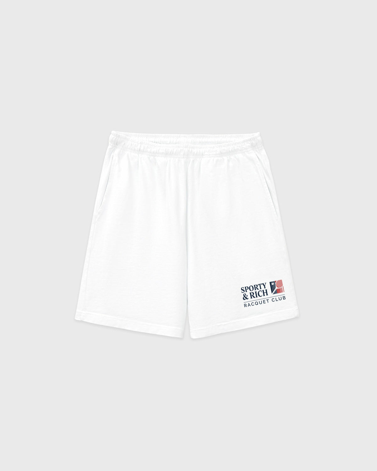 Sporty & Rich Promo Gym Short - White