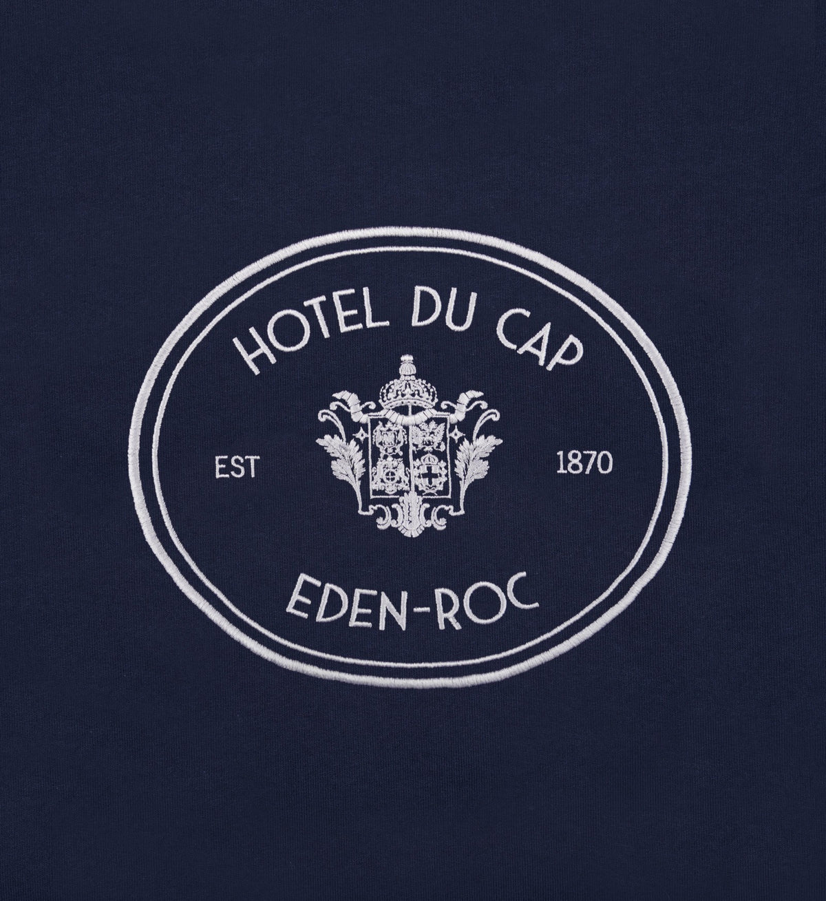 Sporty & Rich Eden Crest Gym Short - Navy/White