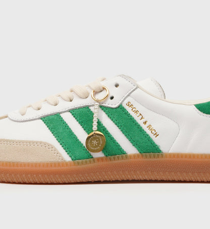 Sporty & Rich Samba - White/Jolly Green