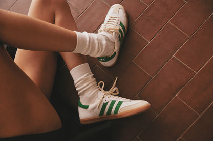 Sporty & Rich Samba - White/Jolly Green