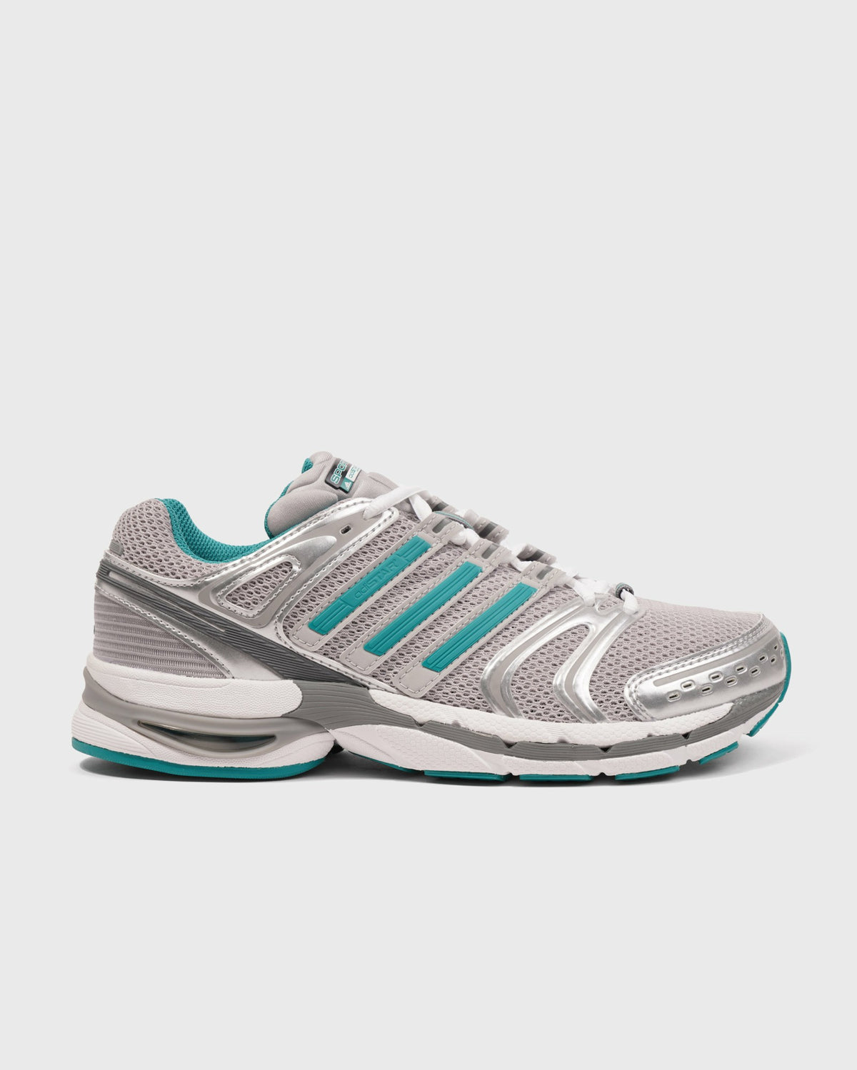 Sporty & Rich Adistar Control 5 - Silver/Teal/White