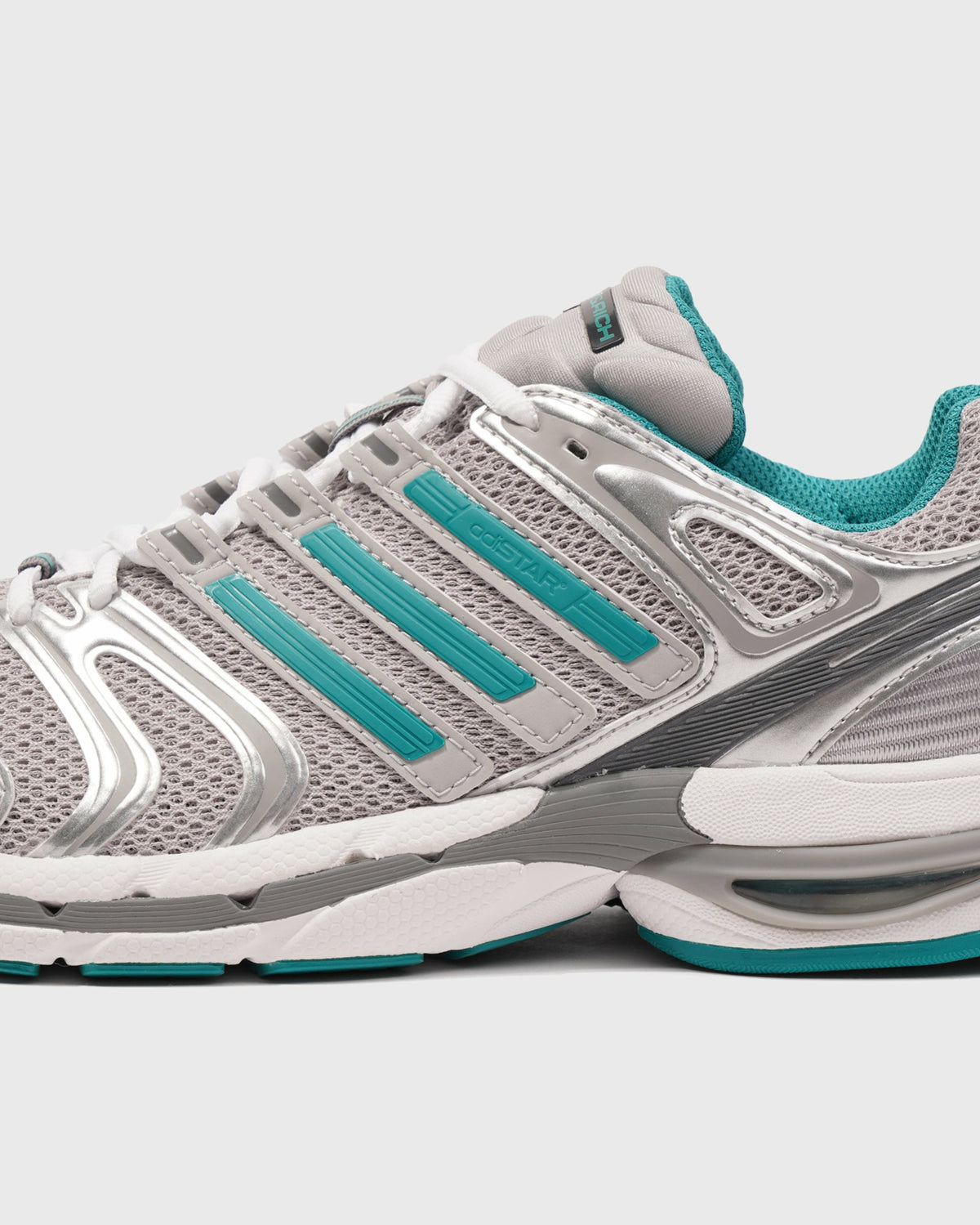 Sporty & Rich Adistar Control 5 - Silver/Teal/White
