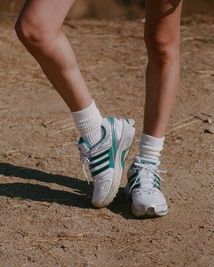 Sporty & Rich Adistar Control 5 - White/Teal/Black