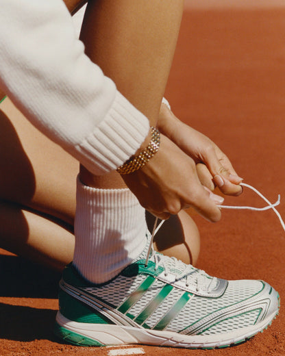 Sporty & Rich Adizero Adios OG - White/Court Green