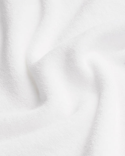 Sporty & Rich Signature Logo Kids Terry Polo - White/Light Navy