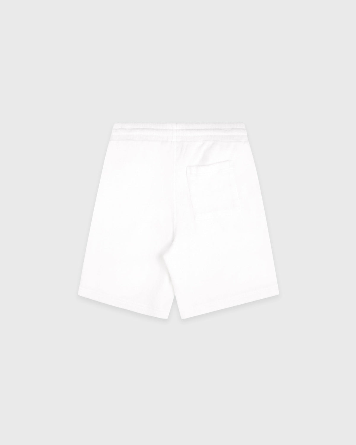 Sporty & Rich Signature Logo Kids Terry Short - White/Light Navy