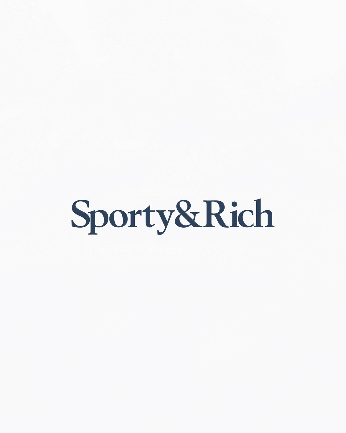 Sporty & Rich Drink More Water Kids T-Shirt - White/Light Navy