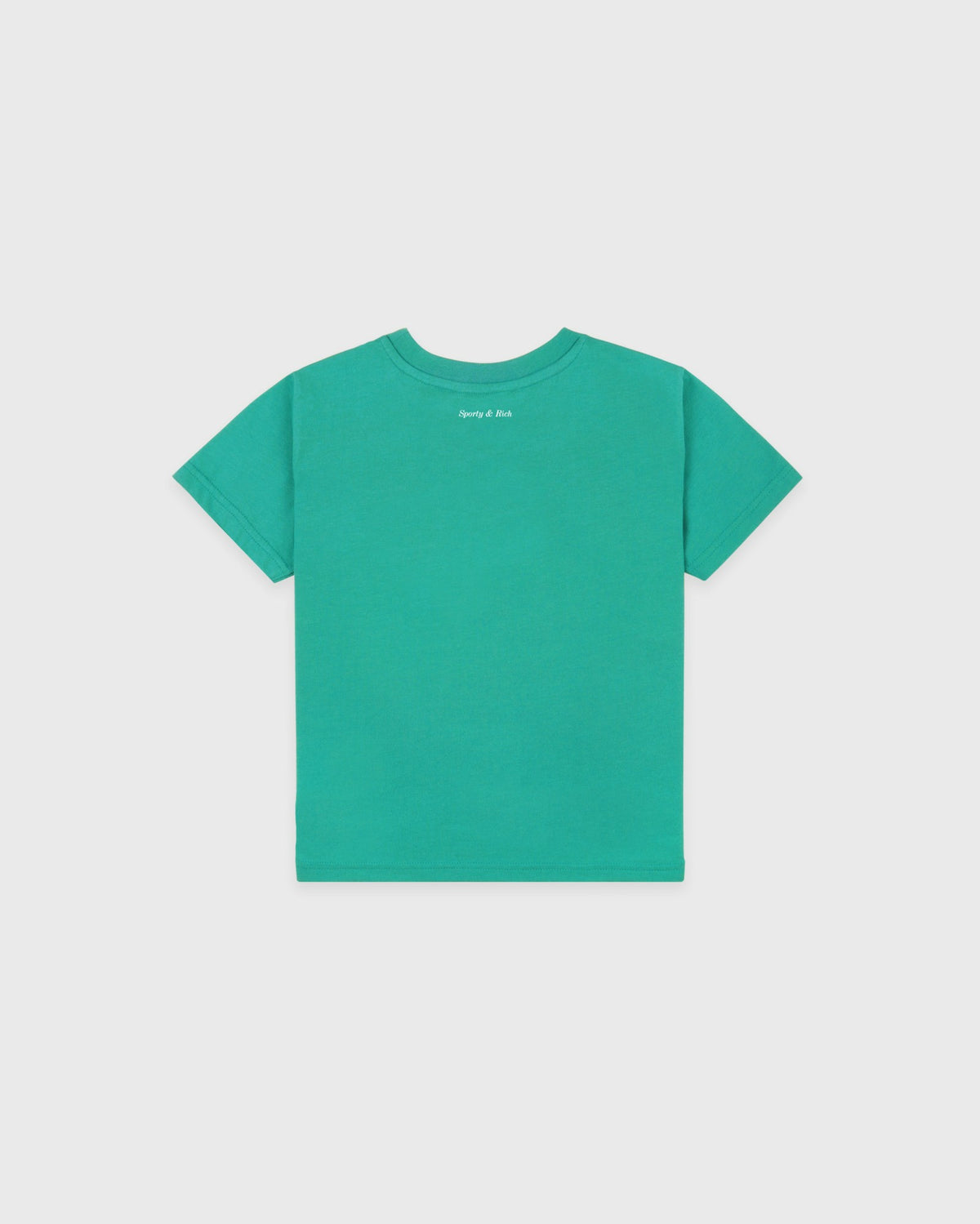Sporty & Rich Be Nice Kids T-Shirt - Amalfi Green/White