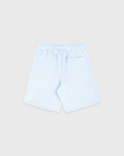 Sporty & Rich Signature Logo Kids Gym Short - Ciel