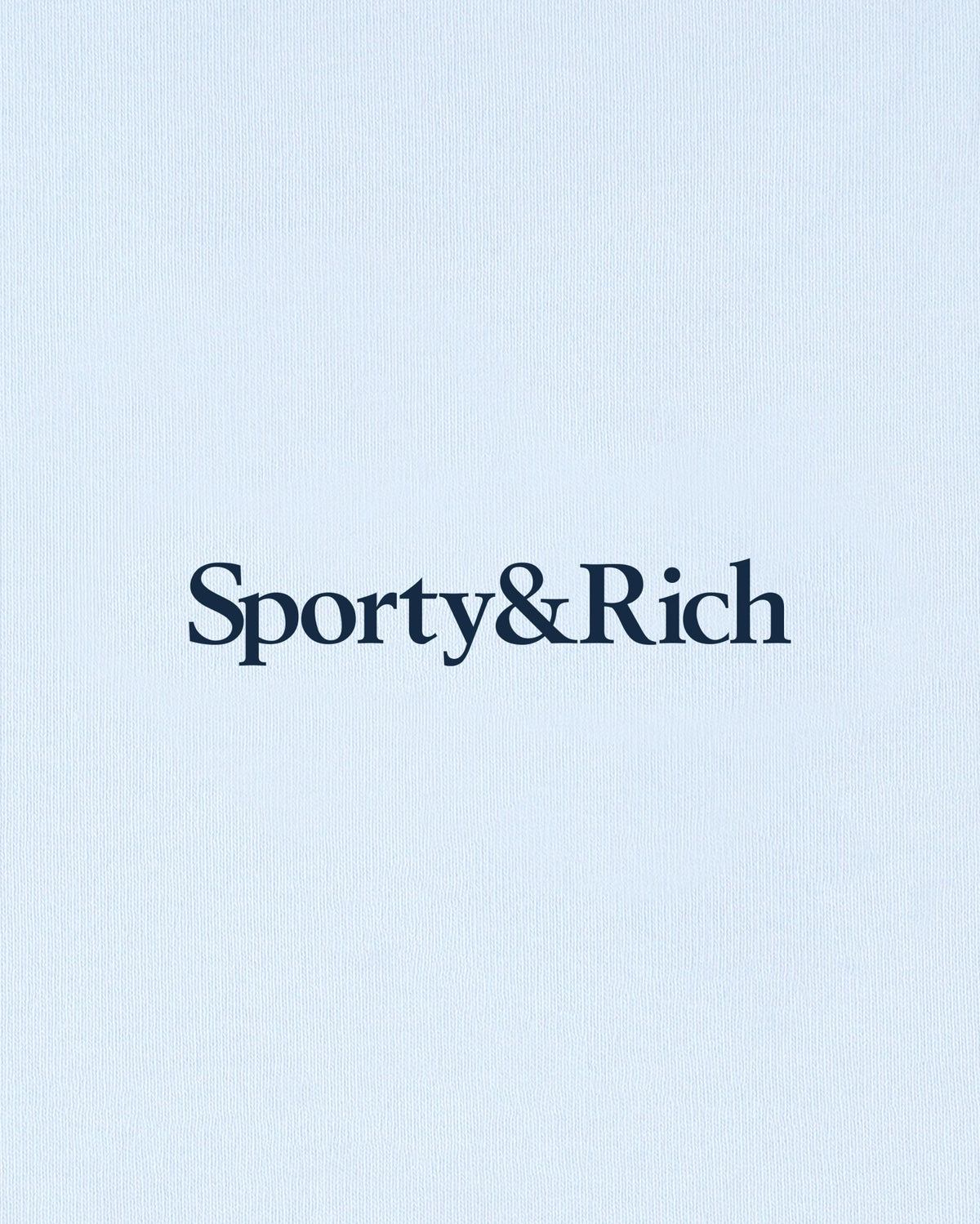 Sporty & Rich Signature Logo Kids Gym Short - Ciel