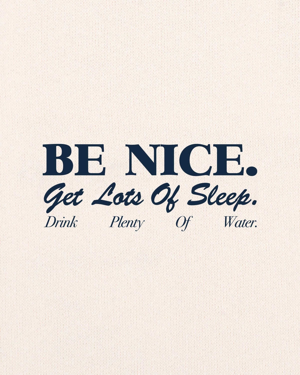 Sporty & Rich Be Nice Kids T-Shirt - Ecru