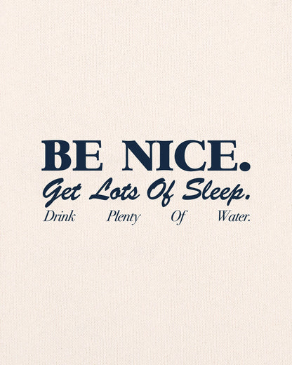Sporty & Rich Be Nice Kids T-Shirt - Ecru