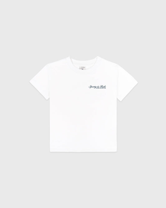 Sporty & Rich Syracuse Kids T-Shirt - White