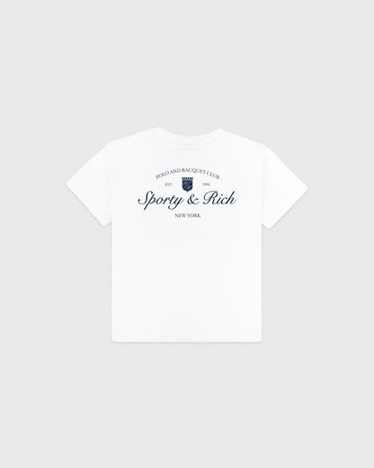 Sporty & Rich Syracuse Kids T-Shirt - White