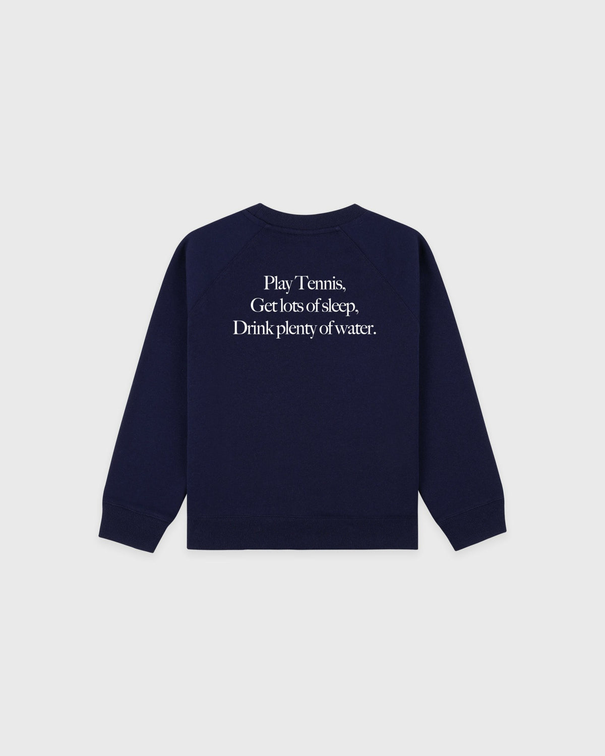 Sporty & Rich Play Tennis Kids Crewneck - Dark Navy