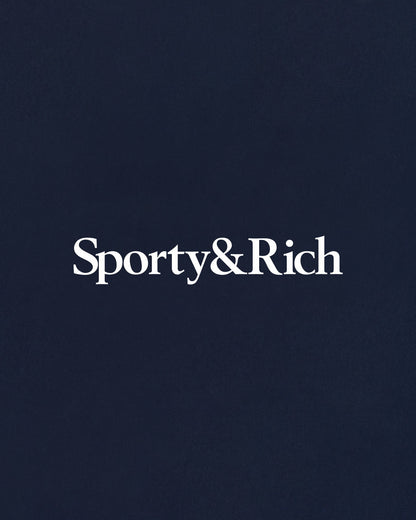 Sporty & Rich Play Tennis Kids Crewneck - Dark Navy