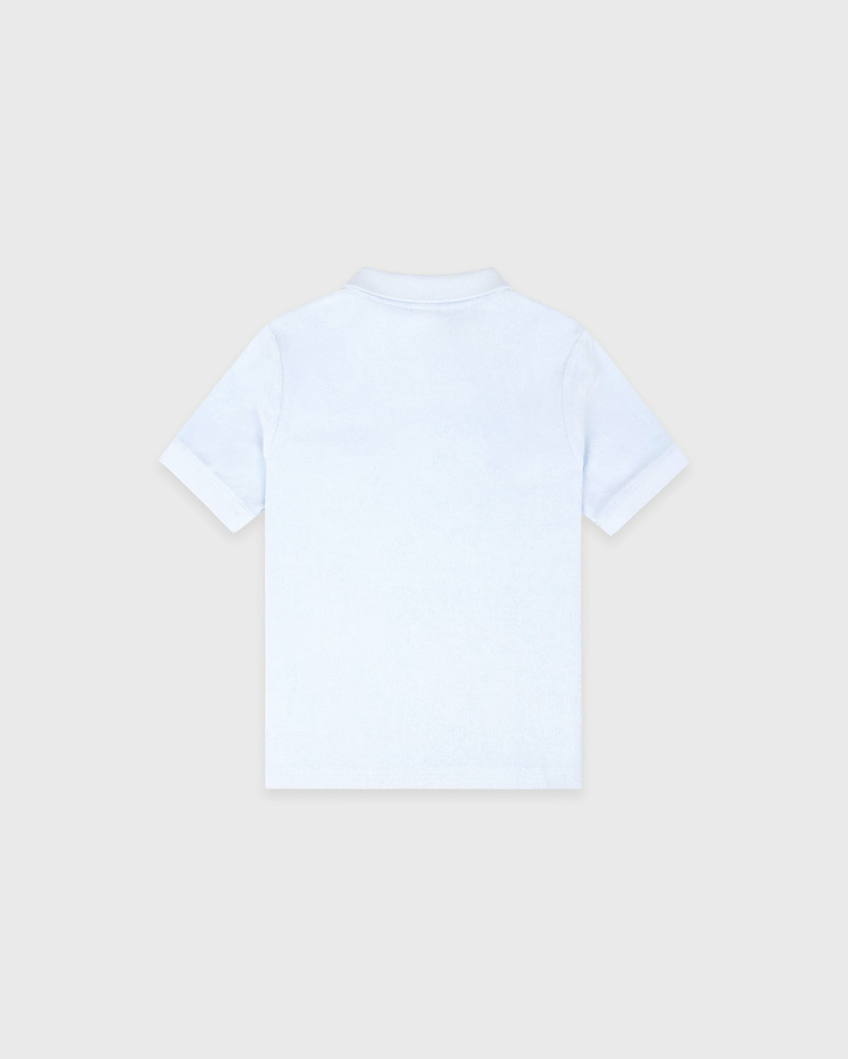 Sporty & Rich Signature Logo Kids Terry Polo - Ciel