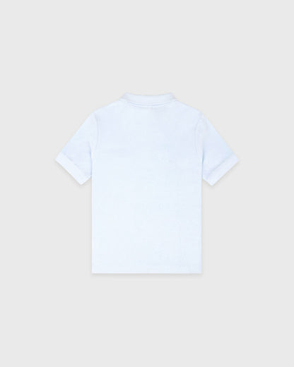 Sporty & Rich Signature Logo Kids Terry Polo - Ciel