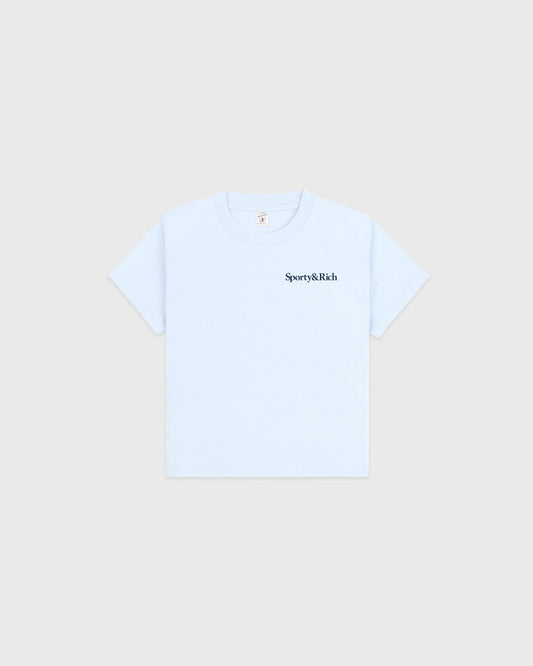 Sporty & Rich Play Tennis Kids T - Shirt - Ciel