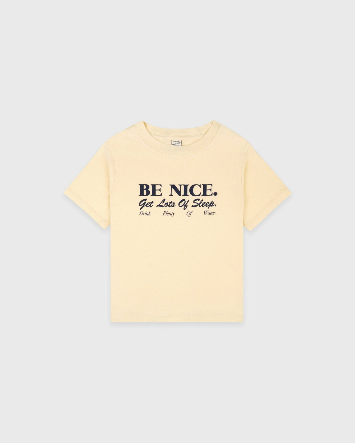 Sporty & Rich Be Nice Kids T-Shirt - Almond