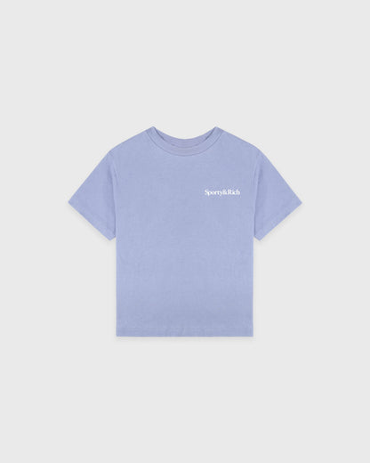 Sporty & Rich Drink More Water Kids T-Shirt - Periwinkle