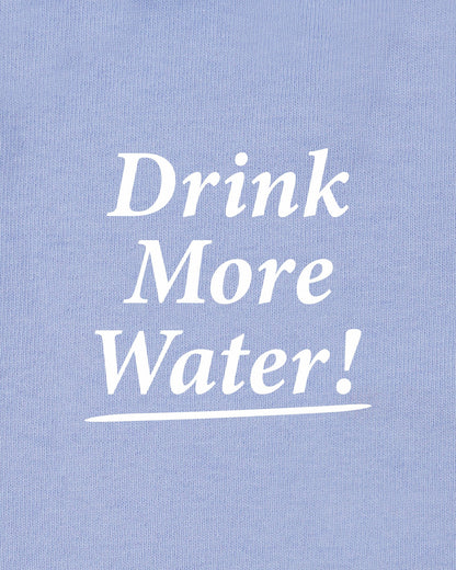 Sporty & Rich Drink More Water Kids T-Shirt - Periwinkle